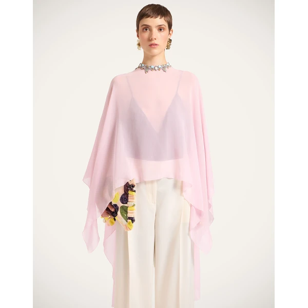 La DoubleJ Maria Cape in Pink, view 6