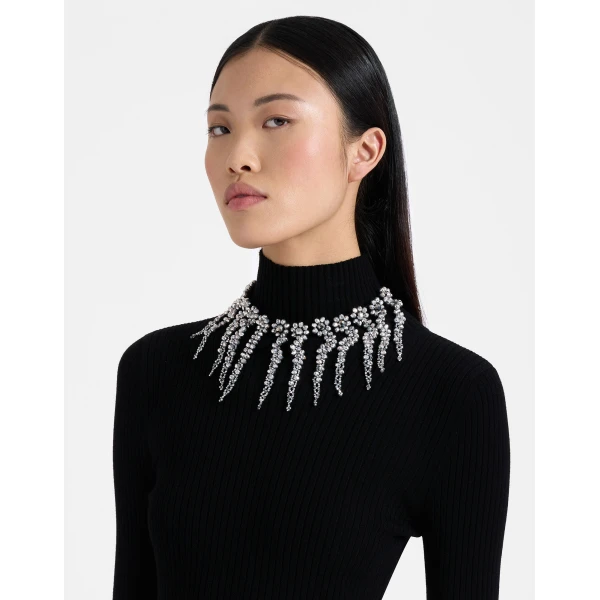 La DoubleJ Mayfair Necklace in Black at Coveti
