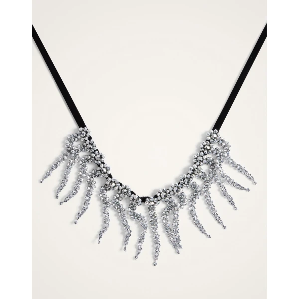 La DoubleJ Mayfair Necklace in Black at Coveti