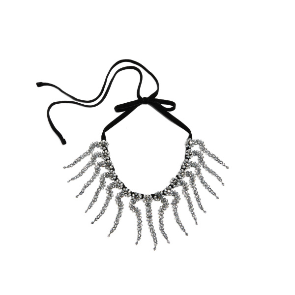 La DoubleJ Mayfair Necklace in Black at Coveti