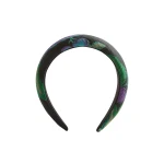 La DoubleJ Medici Headband in Botanical Black at Coveti