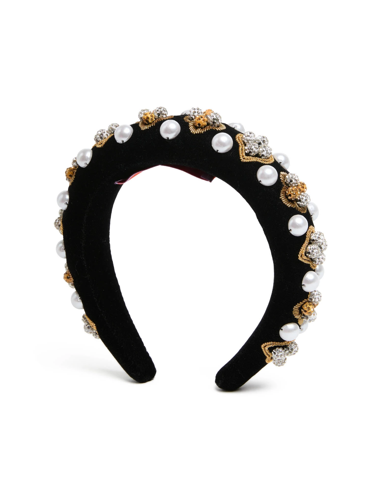 La DoubleJ Medici Headband in Gold at Coveti La DoubleJ Medici Headband in Gold at Coveti