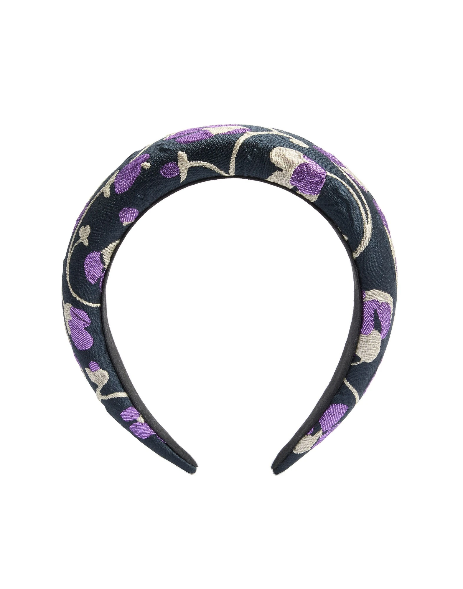 La DoubleJ Medici Headband in Honeysuckle Black at Coveti La DoubleJ Medici Headband in Honeysuckle Black at Coveti