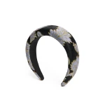 La DoubleJ Medici Headband in Lark Black at Coveti