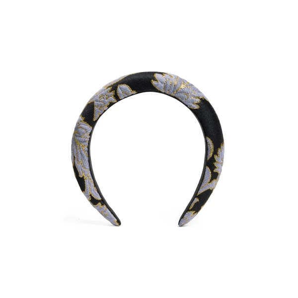 La DoubleJ Medici Headband in Lark Black, view 3