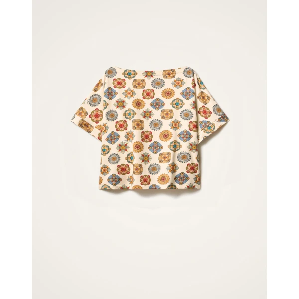 La DoubleJ Meditation Tee in Nucleus Off White | T-shirts | Coveti
