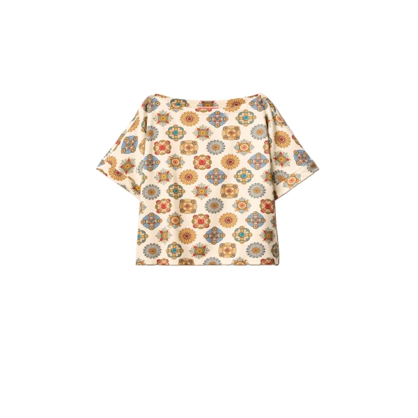 La DoubleJ Meditation Tee in Nucleus Off White | T-shirts | Coveti