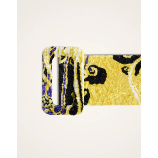La DoubleJ Medium Belt in Atlantis Yellow, view 5