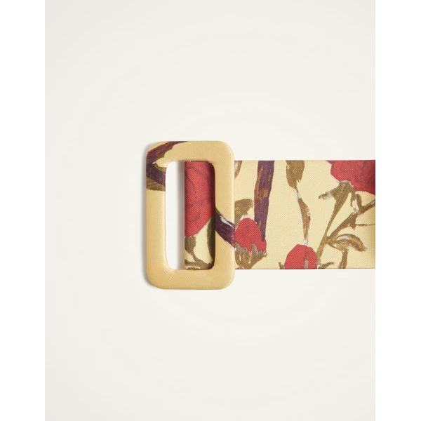 La DoubleJ Medium Belt in Bamboo Yellow, view 4