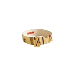La DoubleJ Medium Belt in Bamboo Yellow at Coveti
