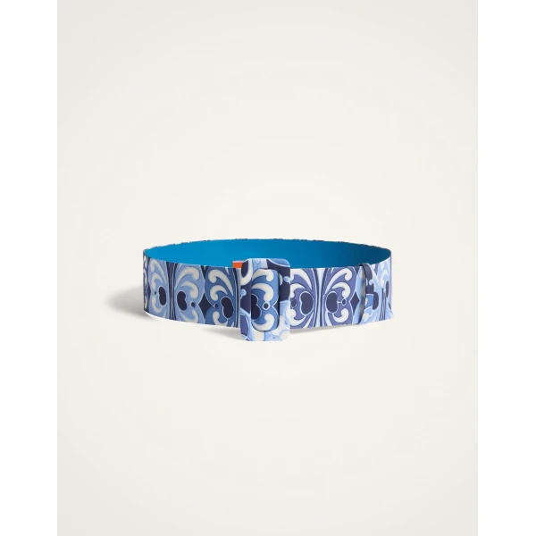 La DoubleJ Medium Belt in Cocoon Blue, view 4