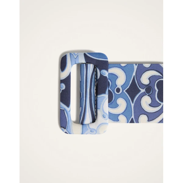 La DoubleJ Medium Belt in Cocoon Blue, view 5