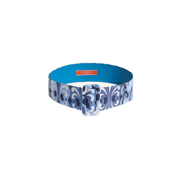 La DoubleJ Medium Belt in Cocoon Blue at Coveti