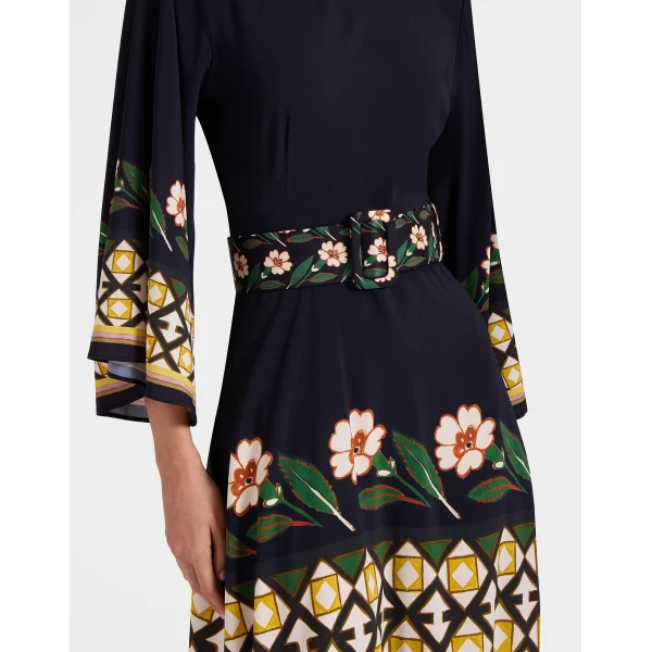 La DoubleJ Medium Belt in Mayfair Black, view 2