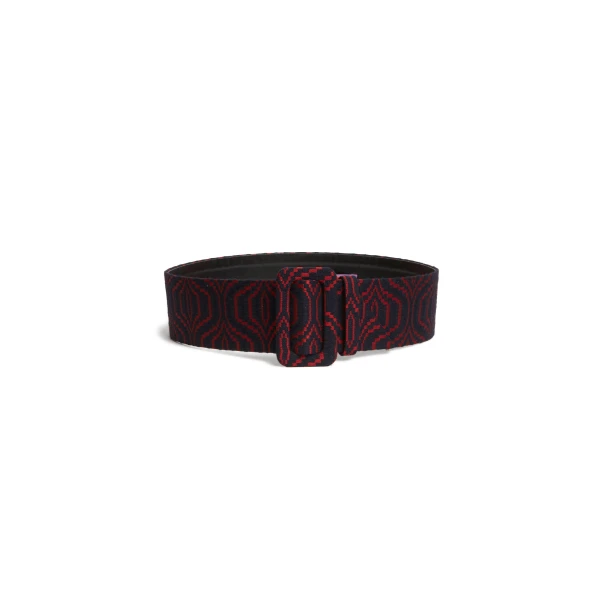 La DoubleJ Medium Belt in Pixel Blue, view 3