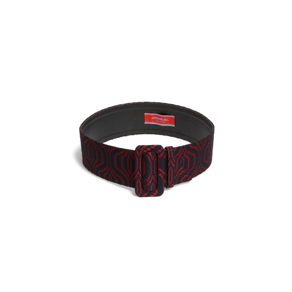 La DoubleJ Medium Belt in Pixel Blue at Coveti