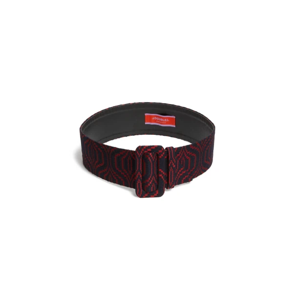 La DoubleJ Medium Belt in Pixel Blue at Coveti