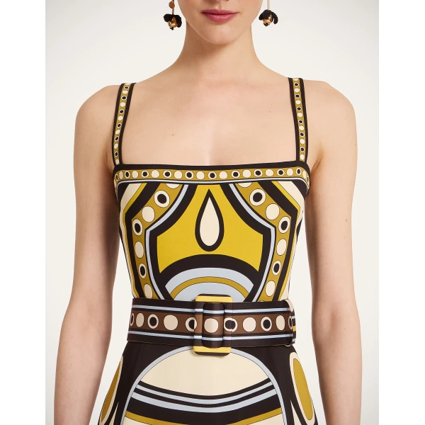 La DoubleJ Medium Belt in Sanctuary Brown, view 2