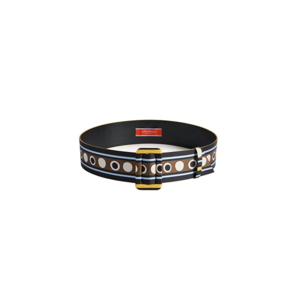 La DoubleJ Medium Belt in Sanctuary Brown at Coveti