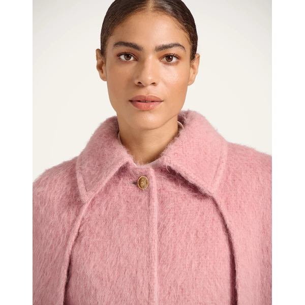 La DoubleJ Milano Cape Coat in Pink, view 5