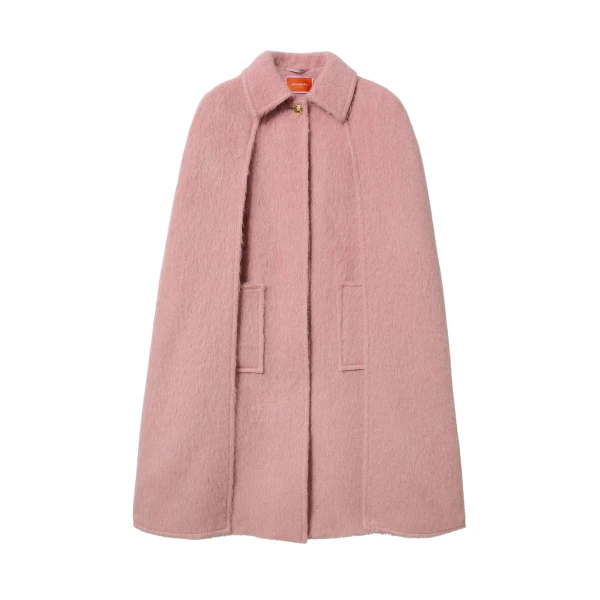 La DoubleJ Milano Cape Coat in Pink