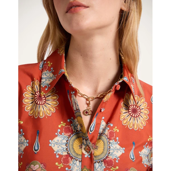 La DoubleJ Mineral Charm in 24K Gold Plate | Necklace | Coveti