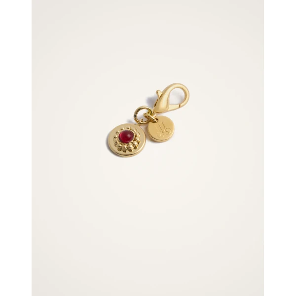 La DoubleJ Mineral Charm in 24K Gold Plate | Necklace | Coveti