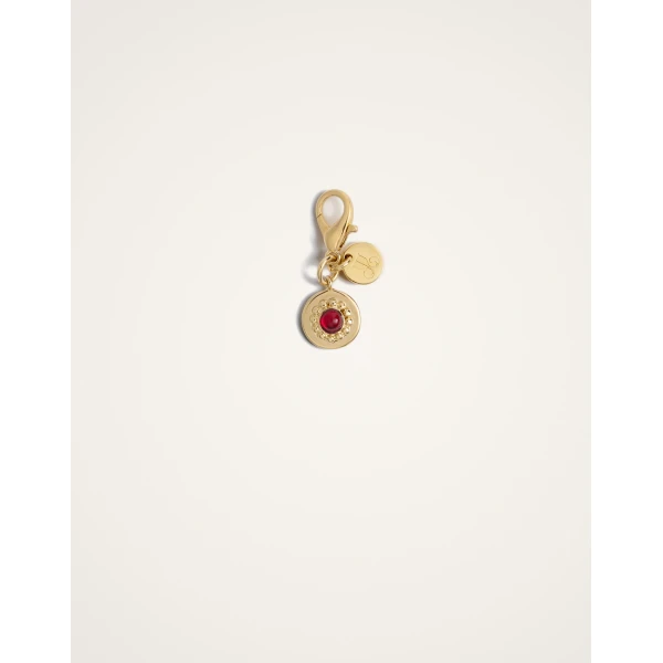 La DoubleJ Mineral Charm in 24K Gold Plate | Necklace | Coveti