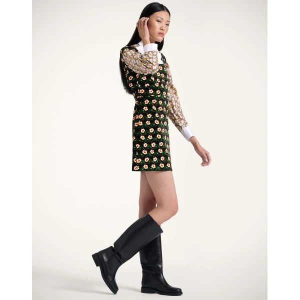 La DoubleJ Mini Arabesque Dress in Mayfair Black, view 4