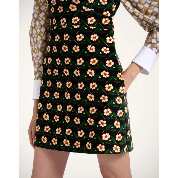 La DoubleJ Mini Arabesque Dress in Mayfair Black, view 5