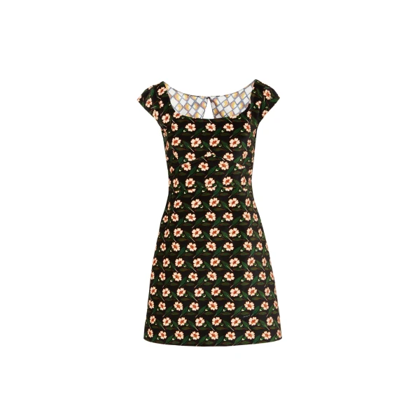 Mini Arabesque Dress in Mayfair Black