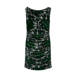La DoubleJ Mini Bandage Dress in Quill Green at Coveti