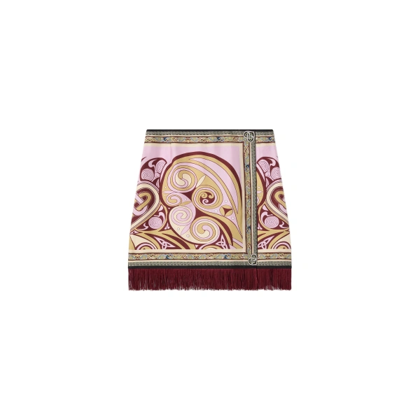 Mini Foulard Skirt in Kells Pink
