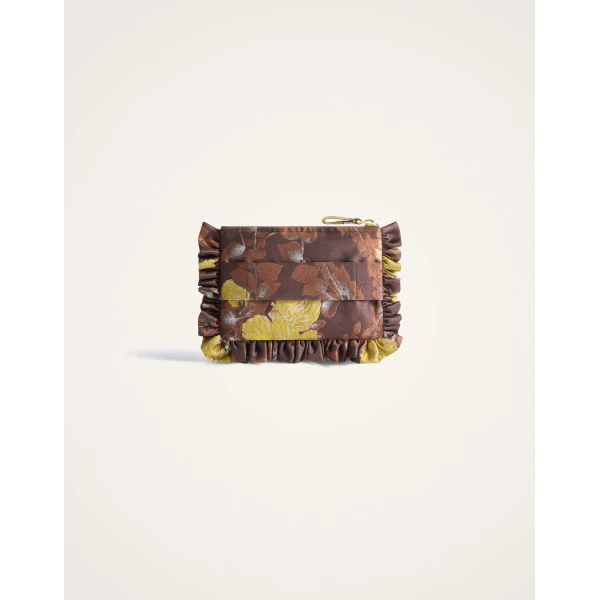 La DoubleJ Mini Hand Pochette in Devon Brown, view 4