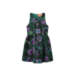 La DoubleJ Mini Pirhouette Dress in Botanical Black at Coveti