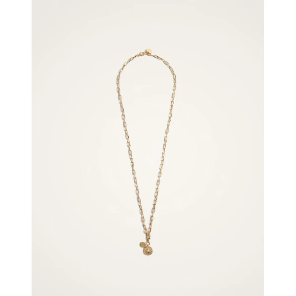 La DoubleJ Mini Scarab Charm in 24K Gold Plate | Necklace | Coveti