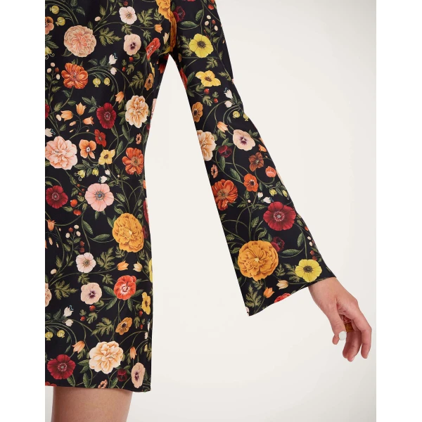 La DoubleJ Mini Supreme Swing Dress in Botticelli Black, view 5