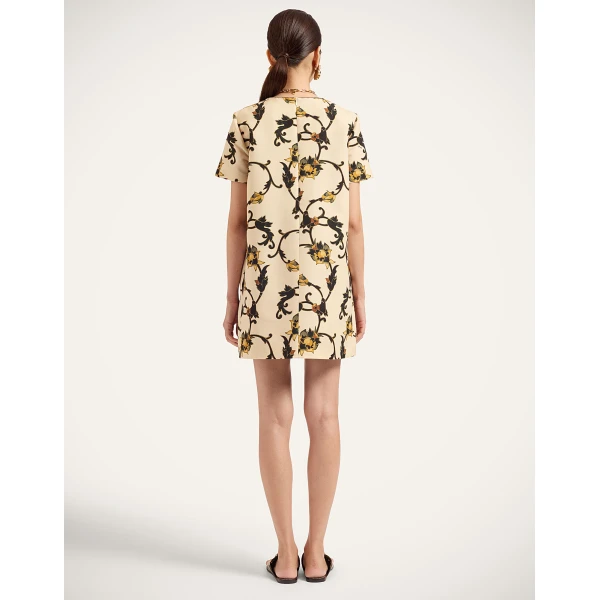 La DoubleJ Mini Swing Dress in Buttercup White at Coveti