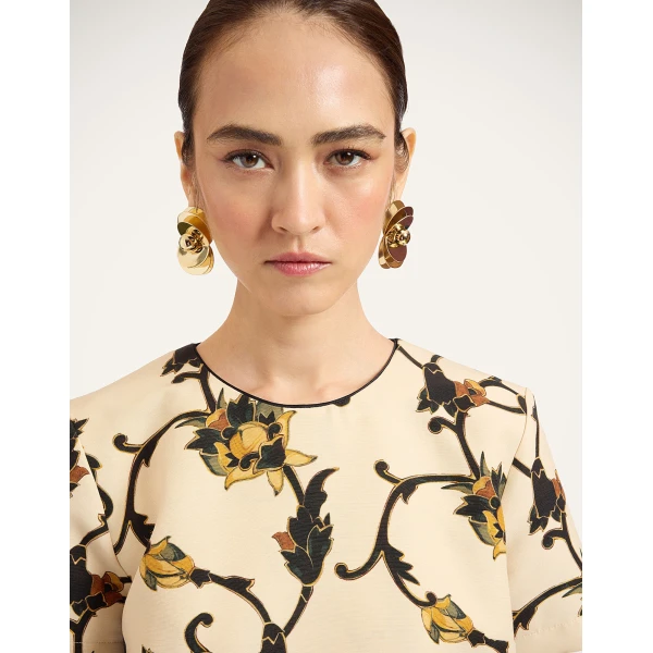 La DoubleJ Mini Swing Dress in Buttercup White at Coveti