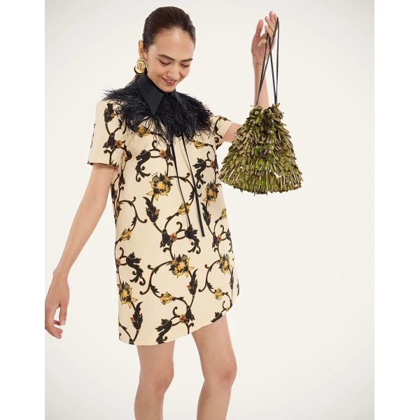 La DoubleJ Mini Swing Dress in Buttercup White at Coveti