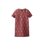 La DoubleJ Mini Swing Dress in Herald Fuchsia