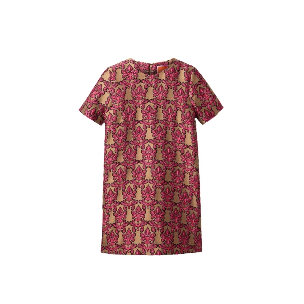 La DoubleJ Mini Swing Dress in Herald Fuchsia