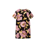 La DoubleJ Mini Swing Dress in Sylph Black