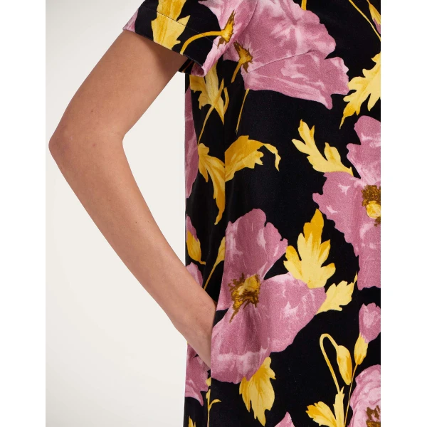 La DoubleJ Mini Swing Dress in Sylph Black, view 6