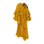 La DoubleJ Naiad Dress in Dark Yellow | Maxi Dresses | Coveti