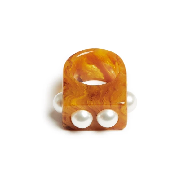 La DoubleJ Nefertiti Ring in Rust | Rings | Coveti