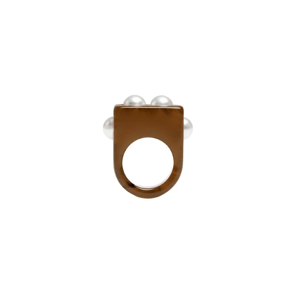 Nefertiti Ring in Tortoiseshell