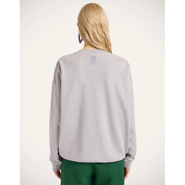 La DoubleJ Off Court Sweatshirt in Divine Grey | Hoodies | Coveti
