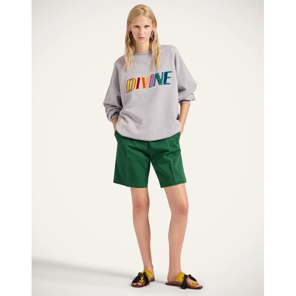 La DoubleJ Off Court Sweatshirt in Divine Grey | Hoodies | Coveti