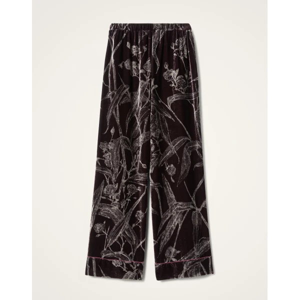 La DoubleJ Pajama Pants in Bamboo Burgundy | Pants | Coveti